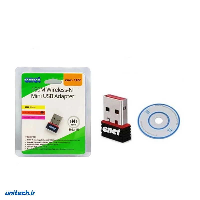 دانگل وای فای USB ای نت مدل euw11221